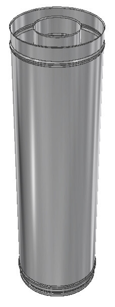 Труба коаксиальная 80 / 130, 1000 мм CLV