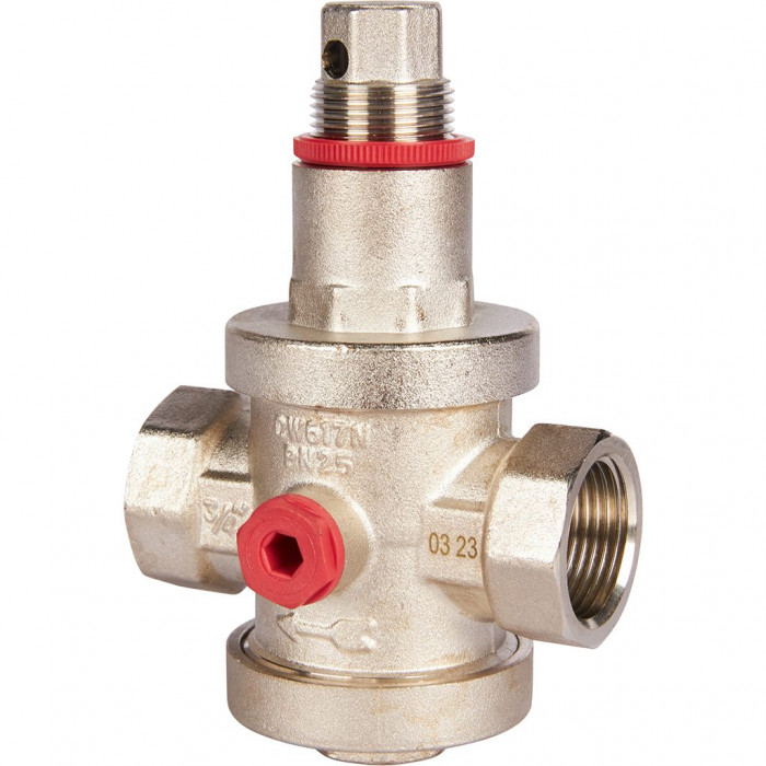 ROMMER RVS-0008-000020 ROMMER Редуктор давления PN25 вн/вн 3/4 с выходом под манометр