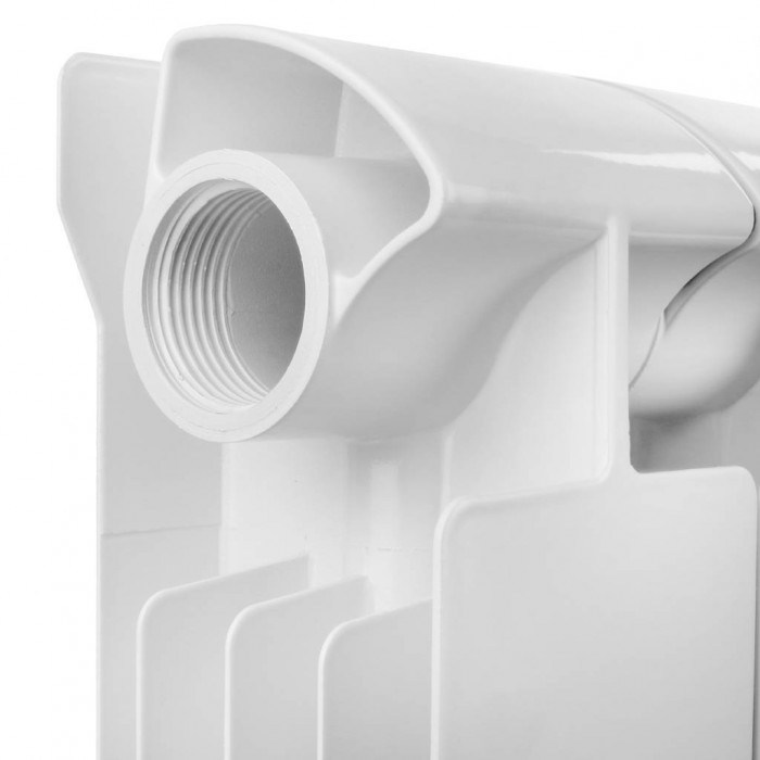 Биметаллический радиатор Global STYLE EXTRA 500, 8 секций, нижнее правое подключение, белый