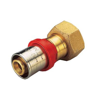 TIEMME Муфта с накидной гайкой и плоской прокладкой 16x1/2''