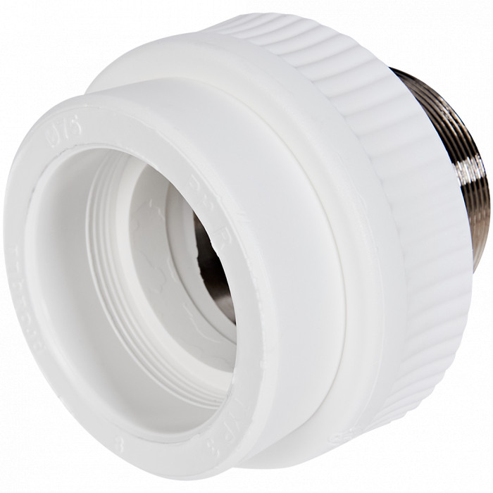 Pro Aqua PA23526 Pro Aqua d= 75-2.1/2 PP-R Муфта комбинированная под ключ НР Белая