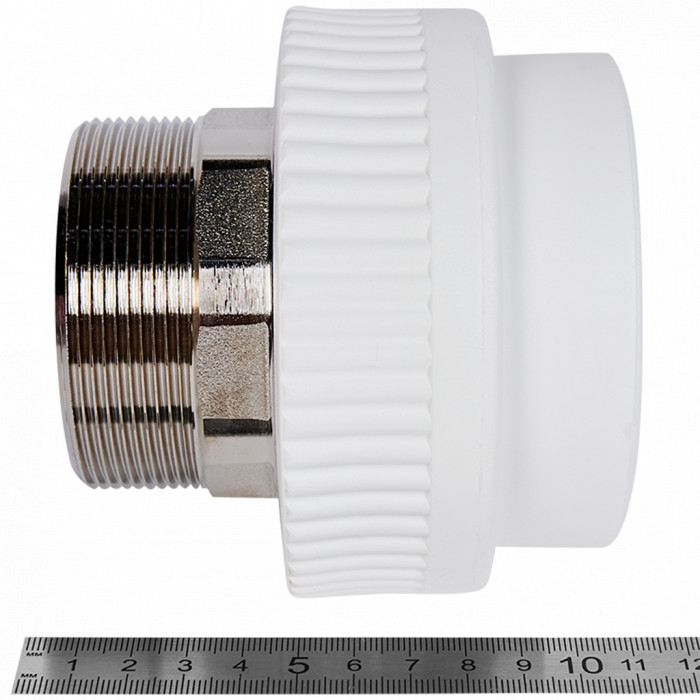 Pro Aqua PA23526 Pro Aqua d= 75-2.1/2 PP-R Муфта комбинированная под ключ НР Белая