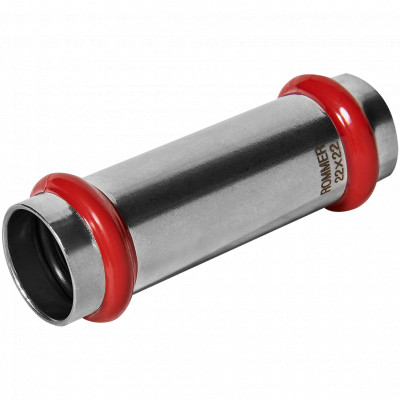 ROMMER RSS-0019-000022 Муфта надвижная, 22, из нержавеющей стали прессовой