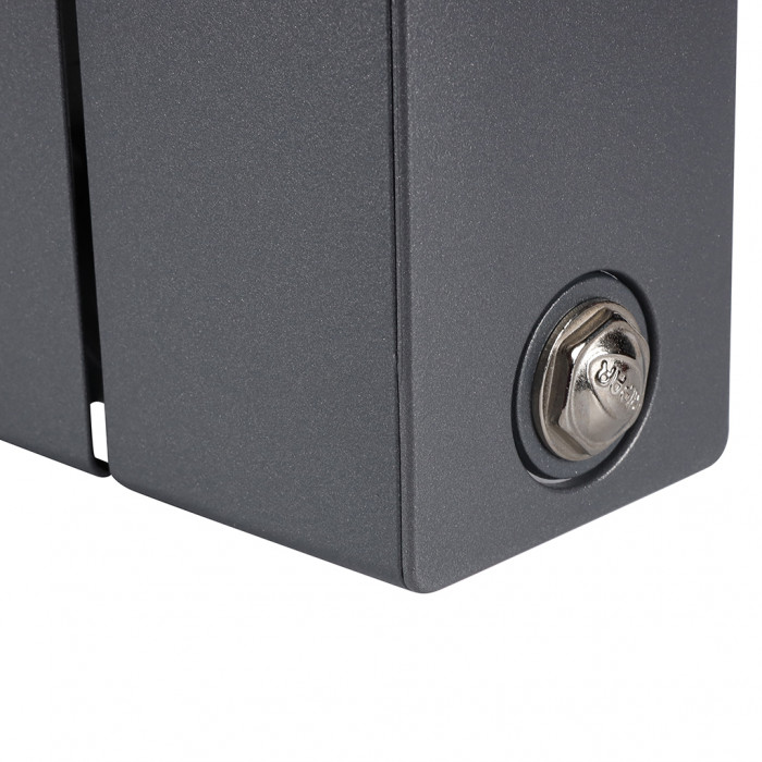 Биметаллический радиатор RIFAR SUPReMO VENTIL 500, 4 секций, нижнее правое подключение, черный