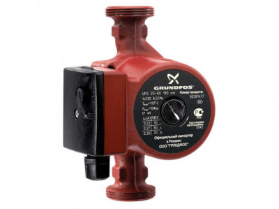 96281477 Grundfos Насос UPS 25-60 с гайками (1х230) циркуляционный/ бытовой