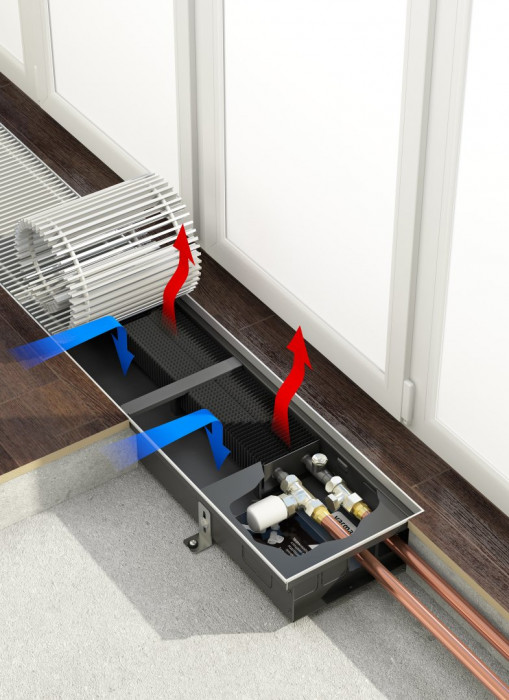 Встраиваемый в пол конвектор Varmann Ntherm N 230.90.3000 RR U EV1