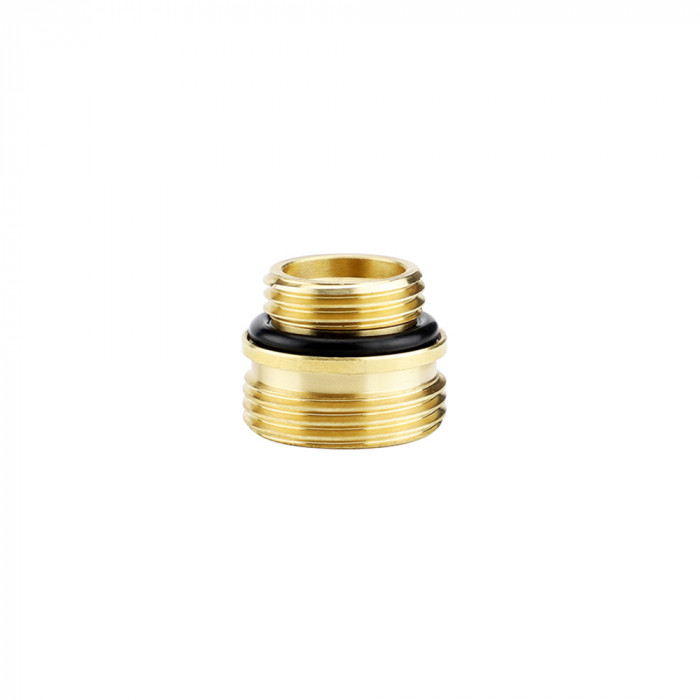 Ниппель (переходник) Varmega VM14401 НР-НР 1/2"х3/4"EK с прокладкой O-ring для узлов нижнего подключения, комплект 1 шт.