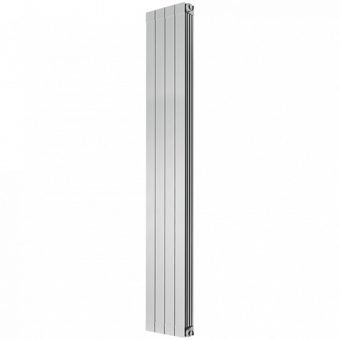 Алюминиевый радиатор STOUT Oscar 2000, 4 секций, боковое подключение, серый