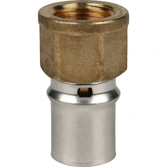 STOUT Переходник с внутренней резьбой 1/2 х20 для металлопластиковых труб прессовой