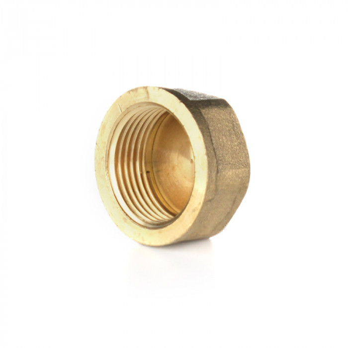 Заглушка, В 1/2", латунь