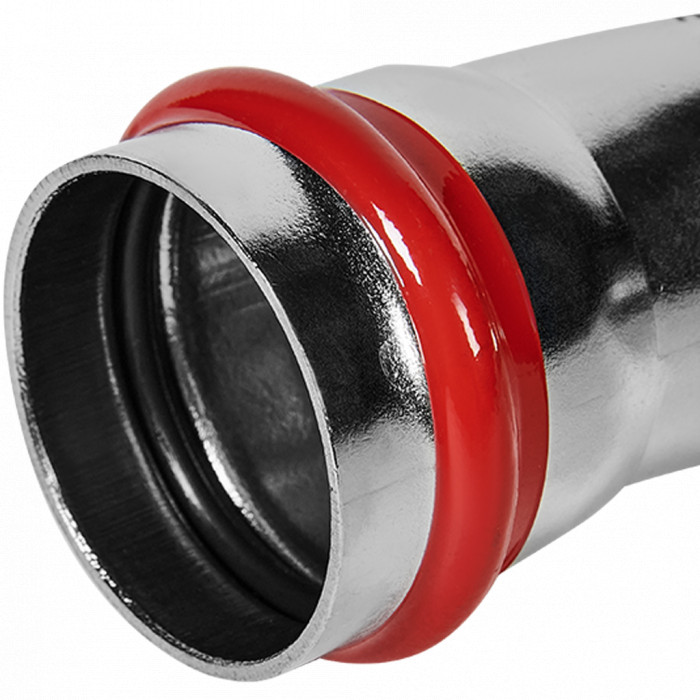 ROMMER RSS-0004-000035 ROMMER Угольник однораструбный 45°-НПр, 35, из нержавеющей стали прессовой