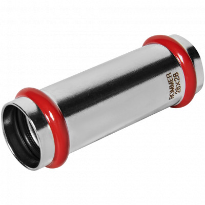 ROMMER RSS-0019-000028 Муфта надвижная, 28, из нержавеющей стали прессовой
