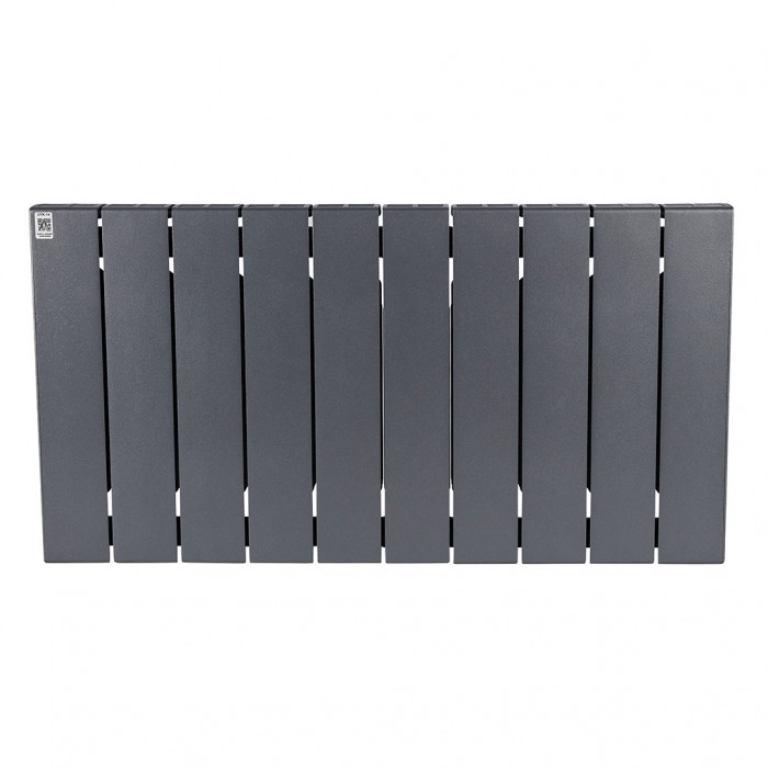 Биметаллический радиатор RIFAR SUPReMO 350, 10 секций, боковое подключение, черный