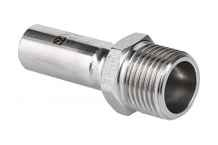 Вставка резьбовая VALTEC, нержавеющая сталь с нар.р. 28х3/4"