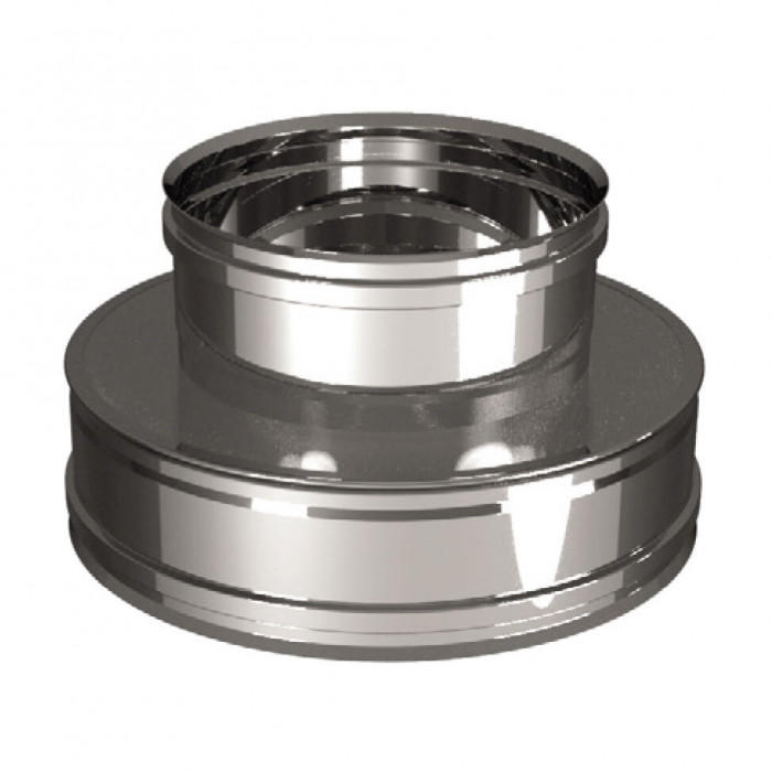 Переходник термо-моно с D150/350 на D150, изоляция 100 мм, AISI 321/304 (Вулкан)
