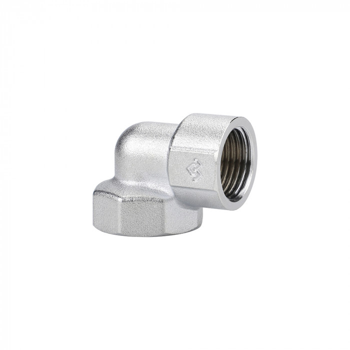 Угол переходной Varmega VM09822, ВР-ВР, 1" х 1/2", хромированный