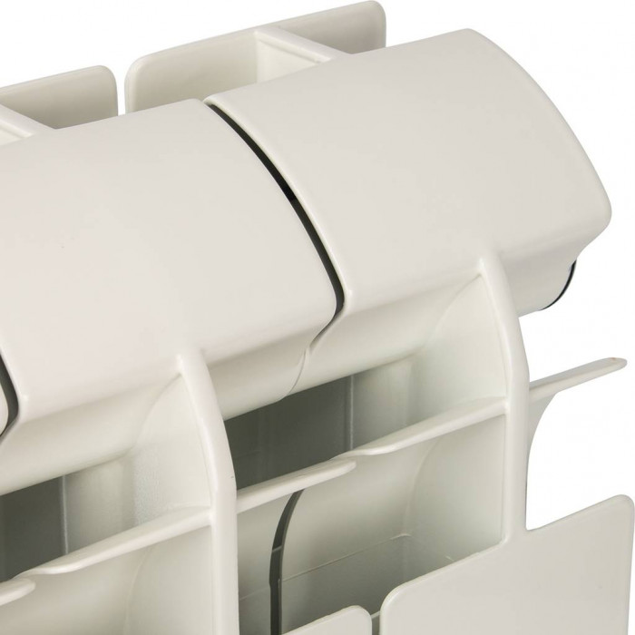 Биметаллический радиатор Global STYLE PLUS 350, 6 секций, боковое подключение, белый