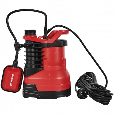 Насос дренажный ROMMER PROFI, кабель 10м, 400 Вт, для чистой воды