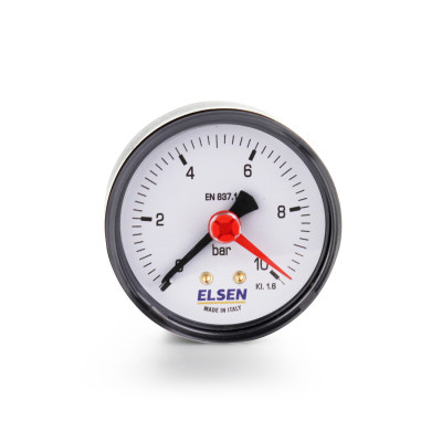 Манометр осевой, диаметр корпуса 63 мм, присоединение резьбовое Н 1/4&quot;, диапазон показаний давления