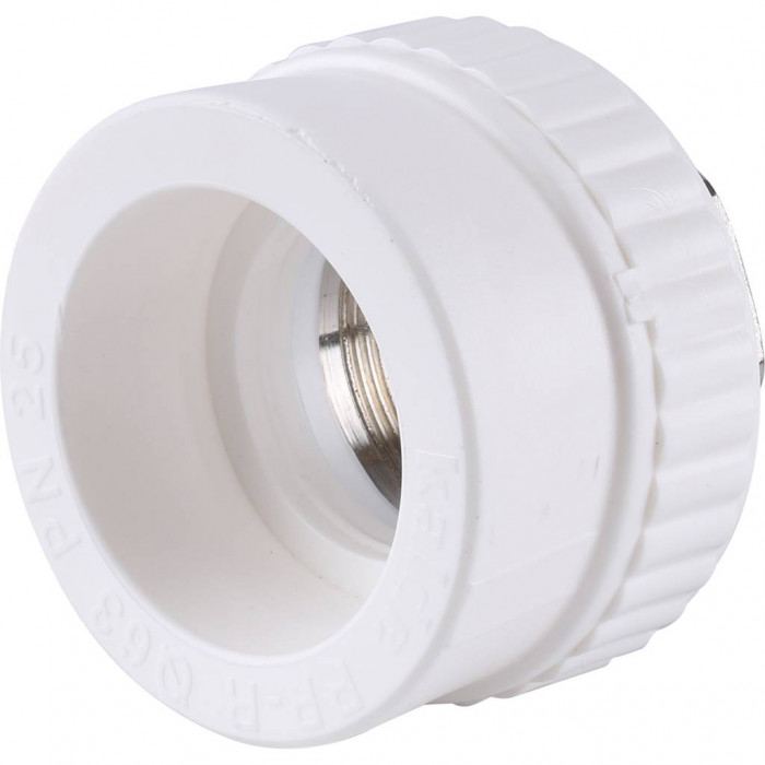 Муфта комбинированная Kalde под шестигранник (внутр. резьба, 63x2 ) для полипропиленовых труб под сварку