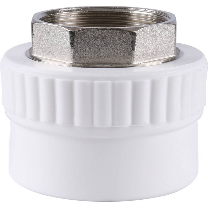 Муфта комбинированная Kalde под шестигранник (внутр. резьба, 63x2 ) для полипропиленовых труб под сварку