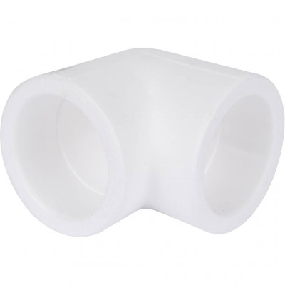 Угольник Kalde d=40 90* для полипропиленовых труб под сварку (цвет белый)