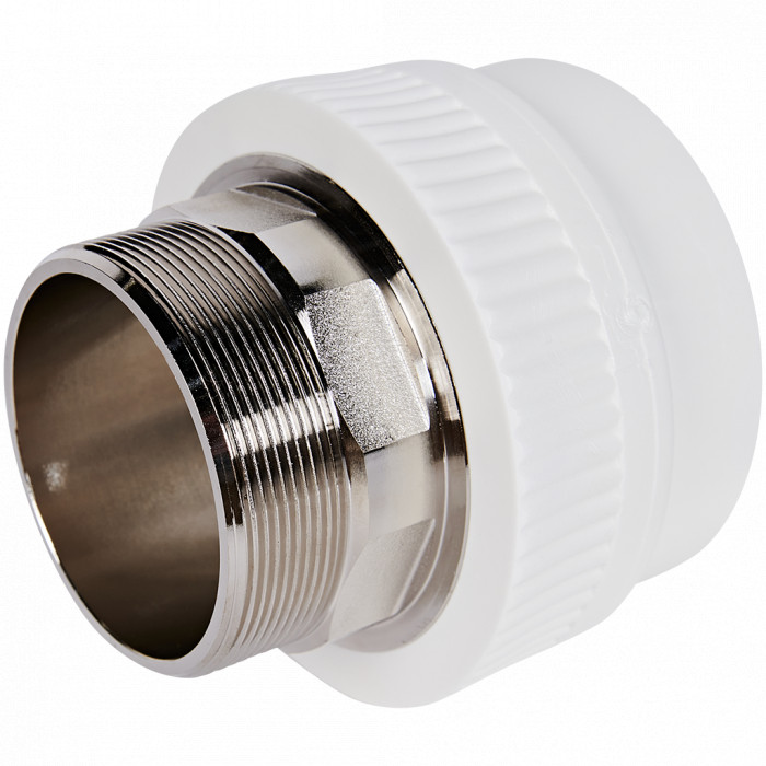 Pro Aqua PA23528 Pro Aqua d= 90-3 PP-R Муфта комбинированная под ключ НР Белая