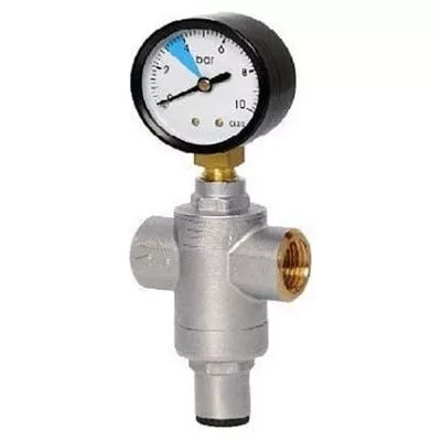 Редуктор давления поршневой, ВВ 1&quot;, с манометром