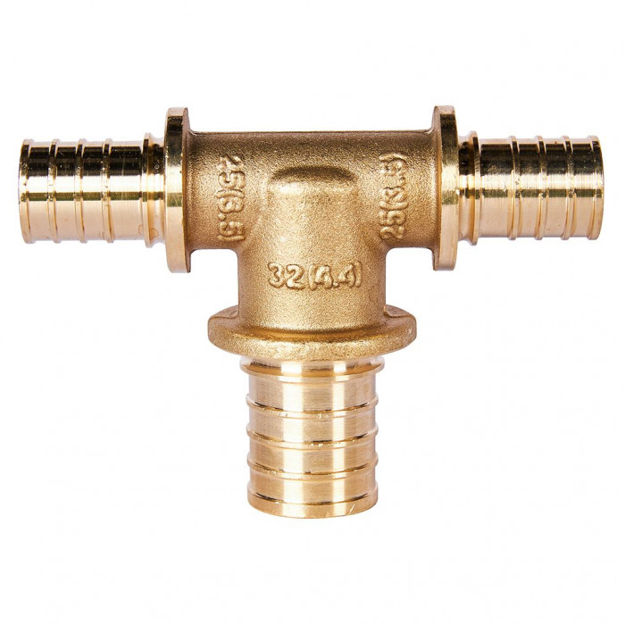 STOUT SFA-0014-253225 STOUT Тройник переходной 25x32x25 для труб из сшитого полиэтилена аксиальный