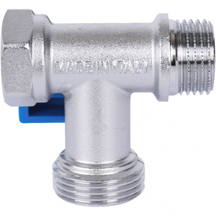 STOUT Кран шаровой проходной для стиральных и посудомоечных машин 1/2  х 3/4  х 1/2