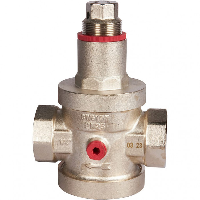 ROMMER RVS-0008-000032 ROMMER Редуктор давления PN25 вн/вн 1 1/4 с выходом под манометр