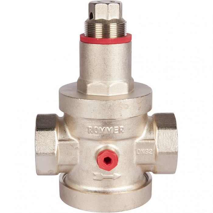 ROMMER RVS-0008-000032 ROMMER Редуктор давления PN25 вн/вн 1 1/4 с выходом под манометр
