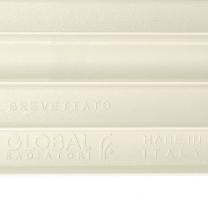 Биметаллический радиатор Global STYLE PLUS 350, 12 секций, боковое подключение, белый