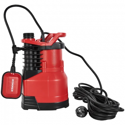 Насос дренажный ROMMER PROFI, кабель 10м, 900 Вт, для чистой воды