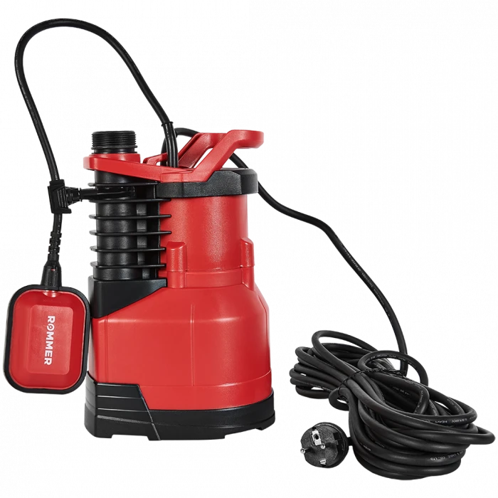 Насос дренажный ROMMER PROFI, кабель 10м, 900 Вт, для чистой воды