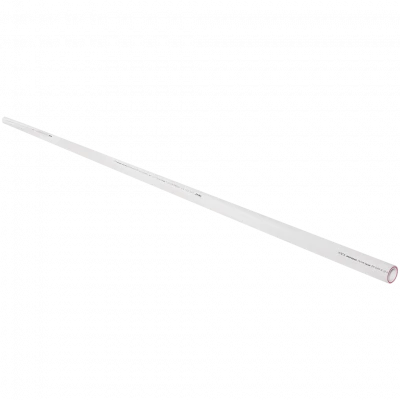 Труба полипропиленовая армированная Политэк d=40х5,5 (PN 20) (стекловолокно) (цвет белый)