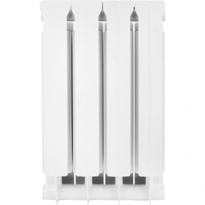 Биметаллический радиатор Global STYLE EXTRA 500, 4 секций, нижнее правое подключение, белый