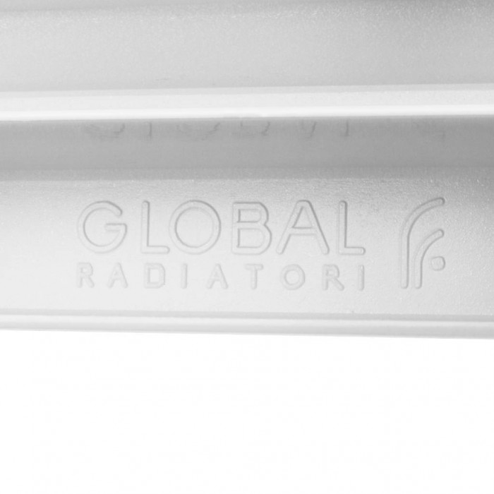 Биметаллический радиатор Global STYLE EXTRA 500, 4 секций, нижнее правое подключение, белый