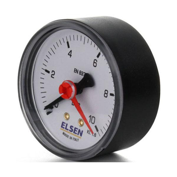 Манометр осевой, диаметр корпуса 63 мм, присоединение резьбовое Н 1/4", диапазон показаний давления