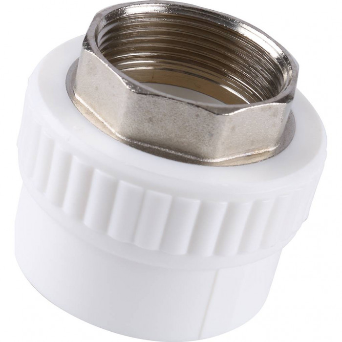 Муфта комбинированная Kalde под шестигранник (внутр. резьба, 50x1 1/2 ) для полипропиленовых труб под сварку