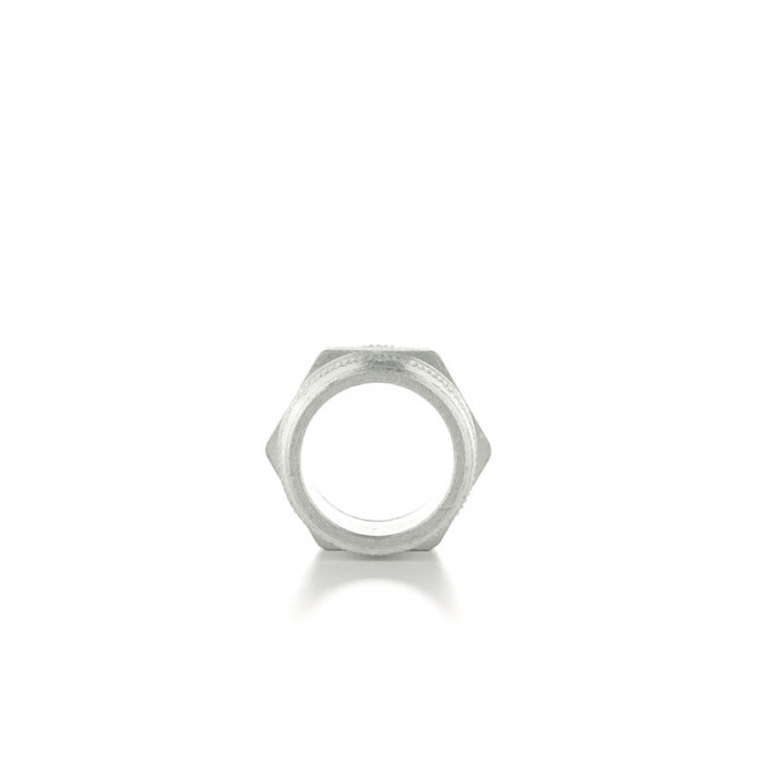 Ниппель равнопроходной, НН 1/2", TIN латунь