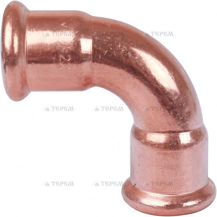Sanha 6002A, отвод 90° ВПр-ВПр, 22, для медных труб прессовой