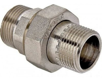 Разъемное соединение STOUT &quot;американка&quot; НР никелированное, уплотнение под гайкой o-ring кольцо 3/4&quot;