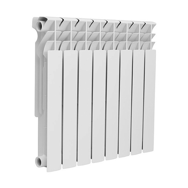 Биметаллический радиатор Smart Install biEasy One 500, 12 секций, боковое подключение, белый