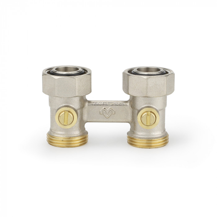 Узел нижнего подключения Varmega VM14111 3/4", прямой, для двухтрубных систем