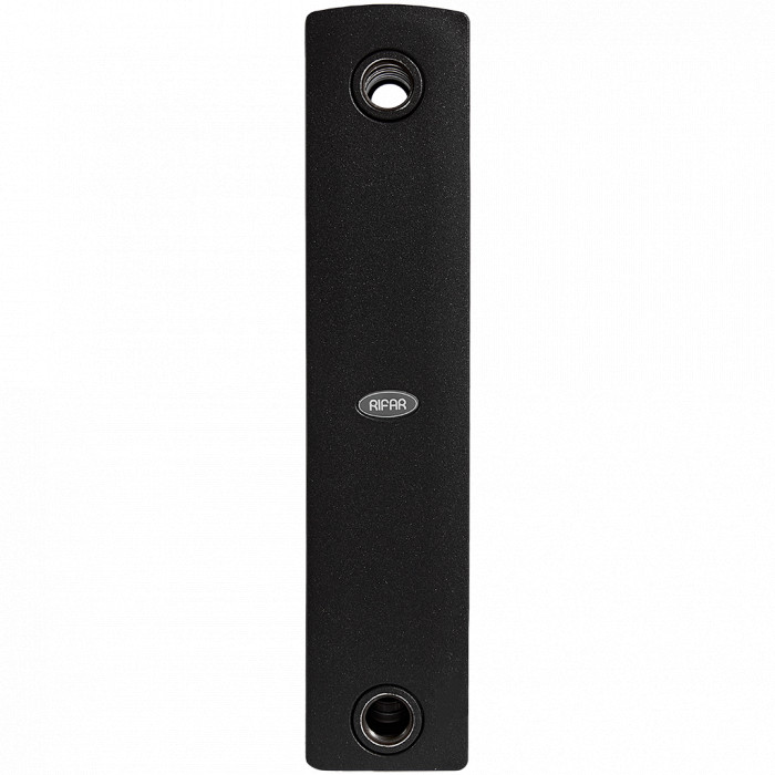 Биметаллический радиатор RIFAR SUPReMO 350, 4 секций, боковое подключение, черный