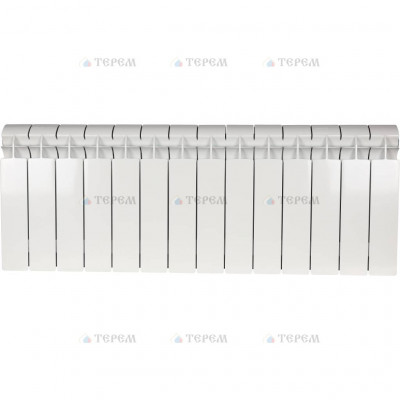 Global STYLE PLUS 350 14 секций радиатор биметаллический боковое подключение (белый RAL 9010)