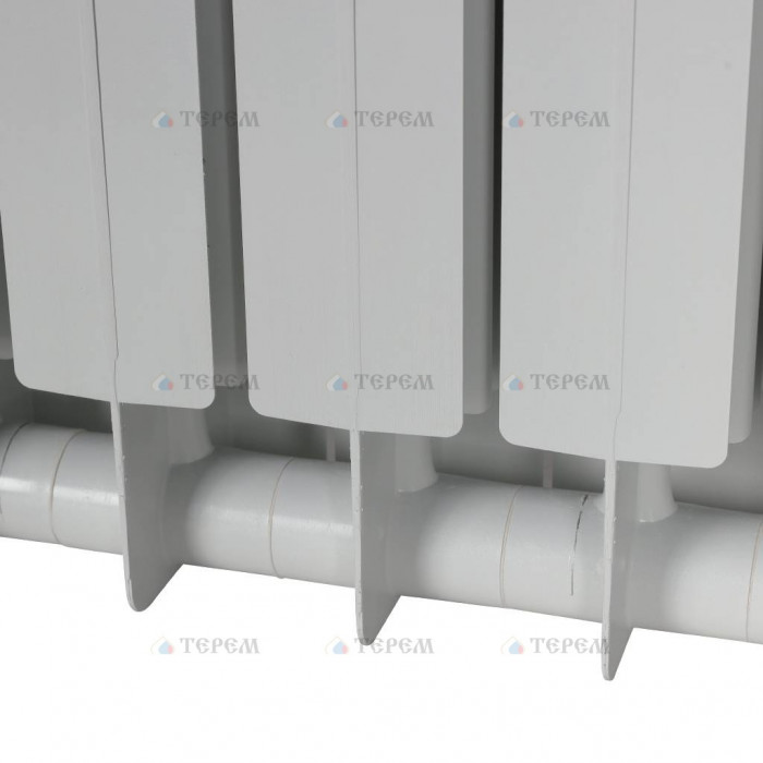 Биметаллический радиатор Global STYLE PLUS 350, 14 секций, боковое подключение, белый