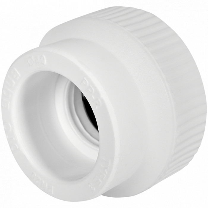 Pro Aqua PA22520P Pro Aqua d= 40-1.1/4 PP-R Муфта комбинированная под ключ ВР Белая