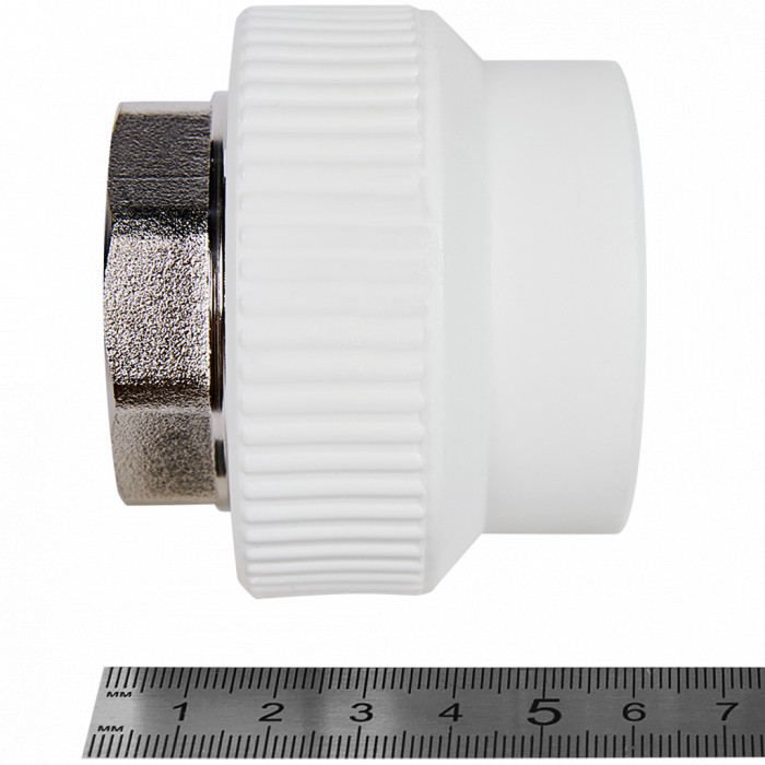 Pro Aqua PA22520P Pro Aqua d= 40-1.1/4 PP-R Муфта комбинированная под ключ ВР Белая